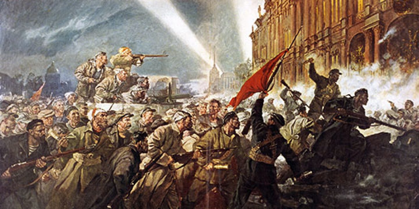 Революция 1917 штурм зимнего дворца
